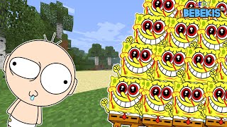 BEBE NUBI VS EJERCITO DE BOB ESPONJAEXE MINECRAFT BEBEKIS® [upl. by Chane]