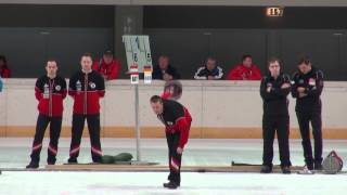 Eisstock WM 2014 HF Herren Mannschaftsspiel [upl. by Ridglea]