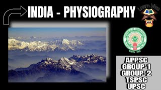 INDIA  PHYSIOGRAPHY  In TELUGU AND ENGLISH  APPSC TSPSC UPSC [upl. by Ariada]