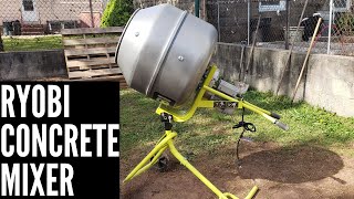 Ryobi Portable Cement Mixer Assembly  HANDYBROS [upl. by Aikemat]