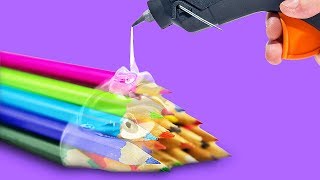 41 GLUE GUN HACKS YOU HAVE TO TRY [upl. by Yerfoeg236]