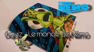 Coloriage mystère Disney  SQUIZ Monde de Némo disney coloriage art acrylic pencilcolouring [upl. by Inilahs653]