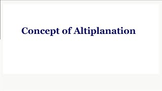 Describe the concept of Altiplanation  UPSC 2021 geography Optional Paper 1 [upl. by Alhahs]