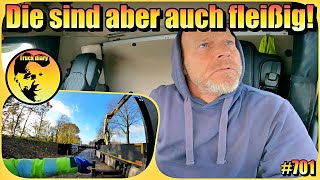 Die sind aber auch fleißig  Truck diary 701 [upl. by Sinegold]