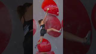 2023 Prague Boulder World Cup winner Oriane Bertone semis W3 [upl. by Notsua]