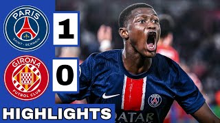 🔵PSG vs Girona 10 Extended HIGHLIGHTS  UEFA Champions League [upl. by Sucramal379]