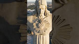 Cristo Rey visto de uma vista aérea Vídeo de drone em 4k [upl. by Ardek242]