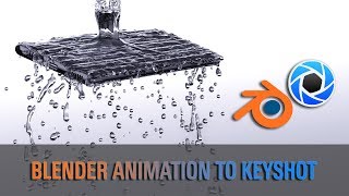 IMPORTING WATER ANIMATION FROM BLENDER TO KEYSHOT  ALEMBIC [upl. by Locin]