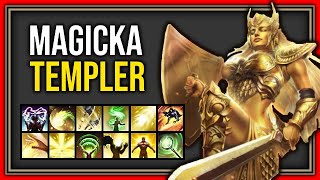 ESO Magicka Templar PvP Build Update Overpowered  The Elder Scrolls Online Magplar Guide [upl. by Lanni]