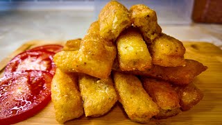 Cheesy Potato Croquettes  Easy Recipe [upl. by Kall]