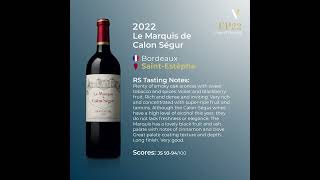 Drop of the Day 2022 Calon Ségur Marquis de Calon [upl. by Lamphere]