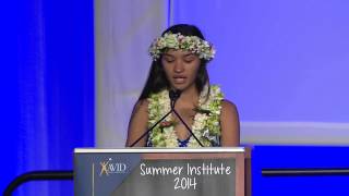 Nahea Marks  AVID Hawaii Summer Institute 2014 [upl. by Uhsoj285]