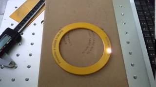 20w fiber laser marking machine on metal gaskets for Flexitallic [upl. by Brien]