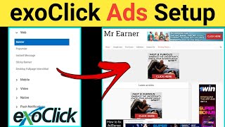 ExoClick Ad Setup  ExoClick MI Ads Setup  ExoClick MI Approval  Earn Money From MI [upl. by Belier]