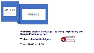 Webinar APPInep English Language Teaching Inspired by the Reggio Emilia Approach jan 2024 [upl. by Sherwynd]