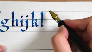 Calligraphy Practice  Carolingian form [upl. by Devad]