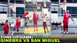 Maverick Ahanmisi vs Kyt Jimenez l Brgy Ginebra vs San Miguel Tune up Game l PBA Commissioner cup [upl. by Maggi]