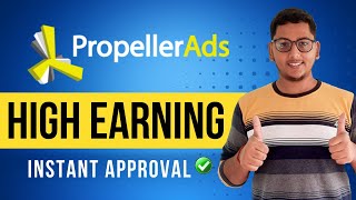 Best Google AdSense Alternative 2022  Monetize Your Website With PropellerAds  Instant Approval [upl. by Eeznyl]