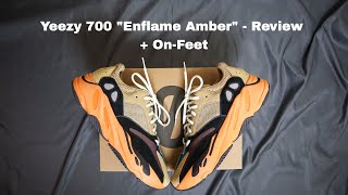 Yeezy 700 quotEnflame Amberquot  Best Yeezy 700 Ive had in a while [upl. by Lepp]