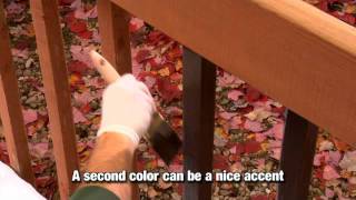 How to Apply a Solid Color Wood Stain [upl. by Tanya]