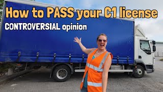 How to PASS C1 Driving Test full break down  CONTROVERSIAL opinion APPROVED by lorry test centre [upl. by Fen997]