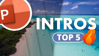 IMPERDIBLES INTROS para tus Presentaciones en PowerPoint 🔥Top 5🔥 [upl. by Oemor]