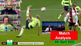 Southampton vs Man City 14 Postmatch analysis Pundit review interviews press conference [upl. by Jacobine]