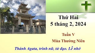 Thánh Lễ Thứ Hai ngày 522024 lúc 8g30 sáng giờ California USA [upl. by Amaleta643]