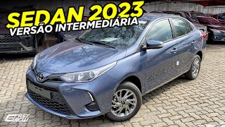 NOVO TOYOTA YARIS XS SEDAN 15 FLEX 2023 ESTÁ MAIS SEGURO E POTENTE BOM CUSTO BENEFÍCIO [upl. by Katherin]