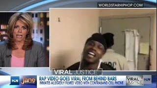 Rap video goes viral from behind bars [upl. by Whitman654]