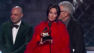 Kacey Musgraves Wins Album Of The Year  2019 GRAMMYs Acceptance Speech [upl. by Itsirhc]