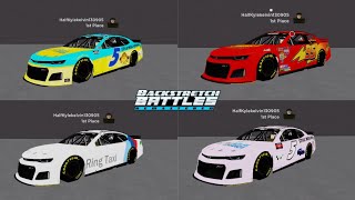 My Paint Scheme Codes in Backstretch Battles Remastered  Wave 1 [upl. by Murray]