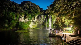 Summer Walk on Jeju Island the most beautiful island in Korea Ambience Sounds 4K HDR [upl. by Enial]