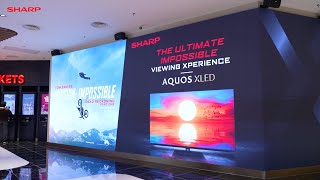 Sharps AQUOS XLED Officially Launched At TGV Cinemas  Pavilion Bukit Jalil [upl. by Enyahs286]