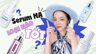 Review 5 SERUM HA bình dân đến cao cấp 🔥 LOréal Kielhs Ceuticoz Skin1004 [upl. by Littlejohn]