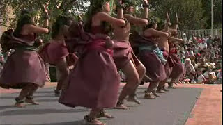 Halau O Kekuhi  Hula Performance Live at First Americans Festival 2004 [upl. by Yetti81]