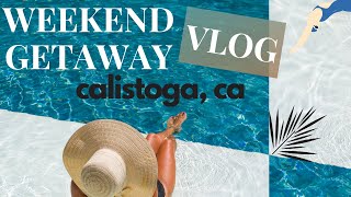 Travel Vlog  Weekend Getaway for Mothers Day  Calistoga Hot Springs Spa Hidden Gem in CA Elina Y [upl. by Evars]