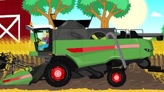 Vide Farmers adventures  Fairy tales Tractors combine harvesters and other agricultural machinery [upl. by Igenia517]