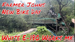 Farmer Johns On Whyte E 180 Works New Bike Day Is The Best Day Ever [upl. by Machute]