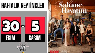 30 EKİM  5 KASIM  📊 HAFTALIK REYTİNG SONUÇLARI  22 Bölüm  reytingsonuçları dizi reyting [upl. by Nodyarg]