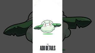 How to draw Cottonee cottonee shorts shortsvideo short shortvideo drawingforkids pokemon [upl. by Aken547]