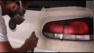 Plasti Dip SMOKE  GLOSSIFIER  Fari Volkswagen Golf serie 6 by Dipyourcarit [upl. by Dougall]