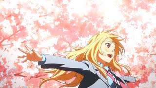 Shigatsu wa Kimi no Uso ED Full 『wacci  Kirameki』【AMV Lyrics】 [upl. by Anaehs]