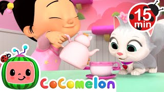 Tea Party With My Friends 😺  CoComelon  Nursery Rhymes for Babies [upl. by Ignace]