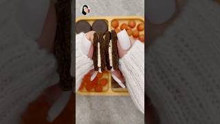 Filling platter with sweets 81  ASMR  relaxing satisfying shorts [upl. by Enialed]