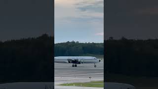 Everts Air Cargo DC6 Taxiing PTHANC [upl. by Forlini]