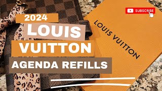 2024 Louis Vuitton Agenda Refills LV Unboxing and Review [upl. by Canter]