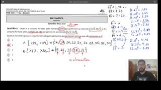 PISM 2020  Matemática  questão 11 módulo l  Prof Genes R [upl. by Eralc]