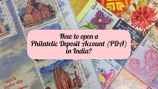 How to open a Philatelic Deposit Account PDA in India [upl. by Samaj]