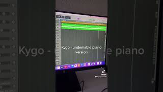 Kygo  undeniable piano version shorts [upl. by Petracca269]